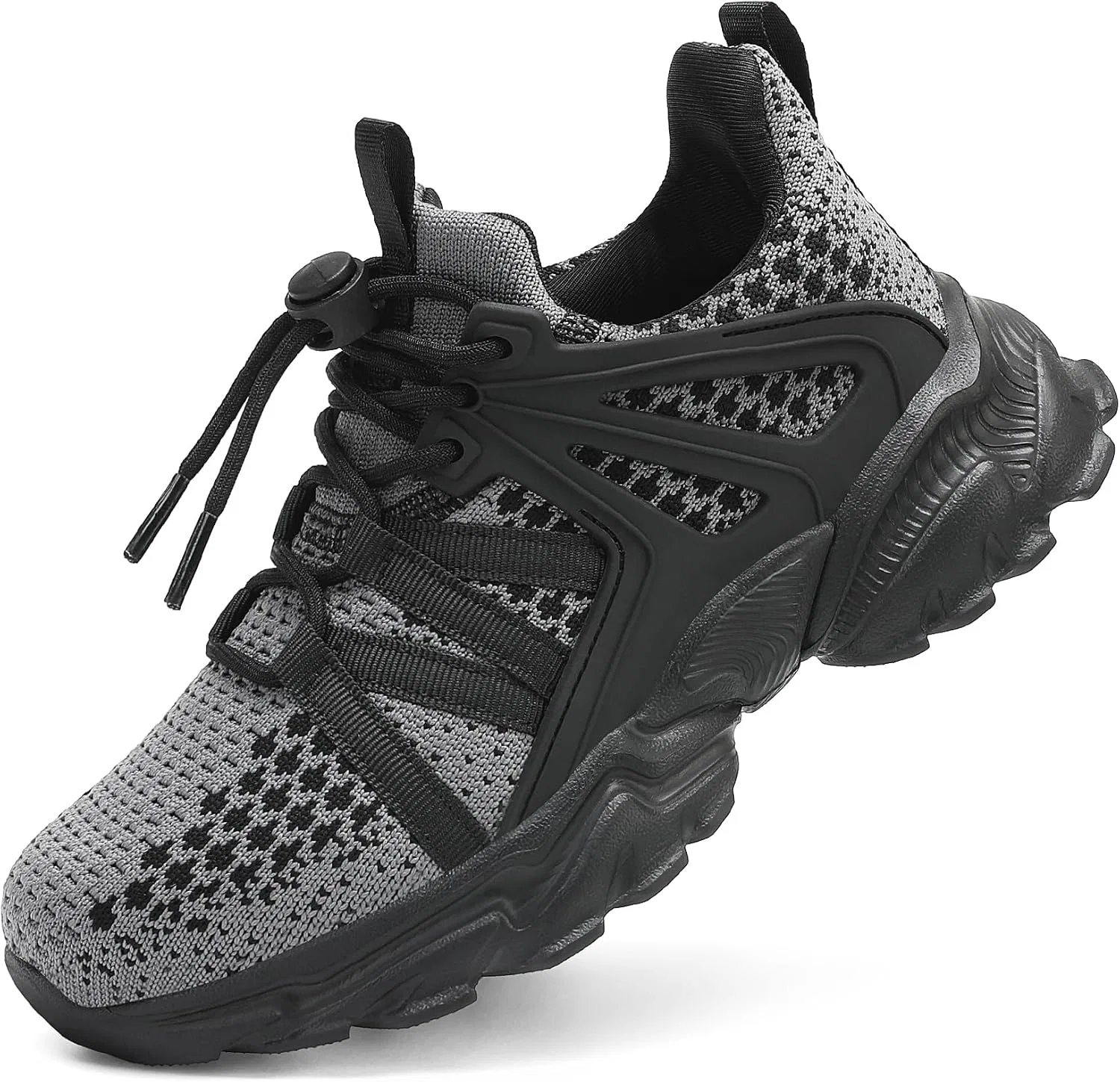 Детские кроссовки для бега с легким верхом Xingfujie, Grey And Black