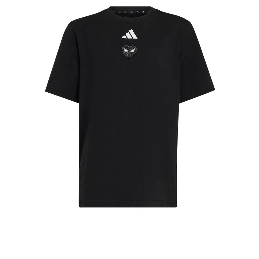 Спортивная футболка ADIDAS SPORTSWEAR Performance Shirt 'Marvel Spider-Man' черного цвета