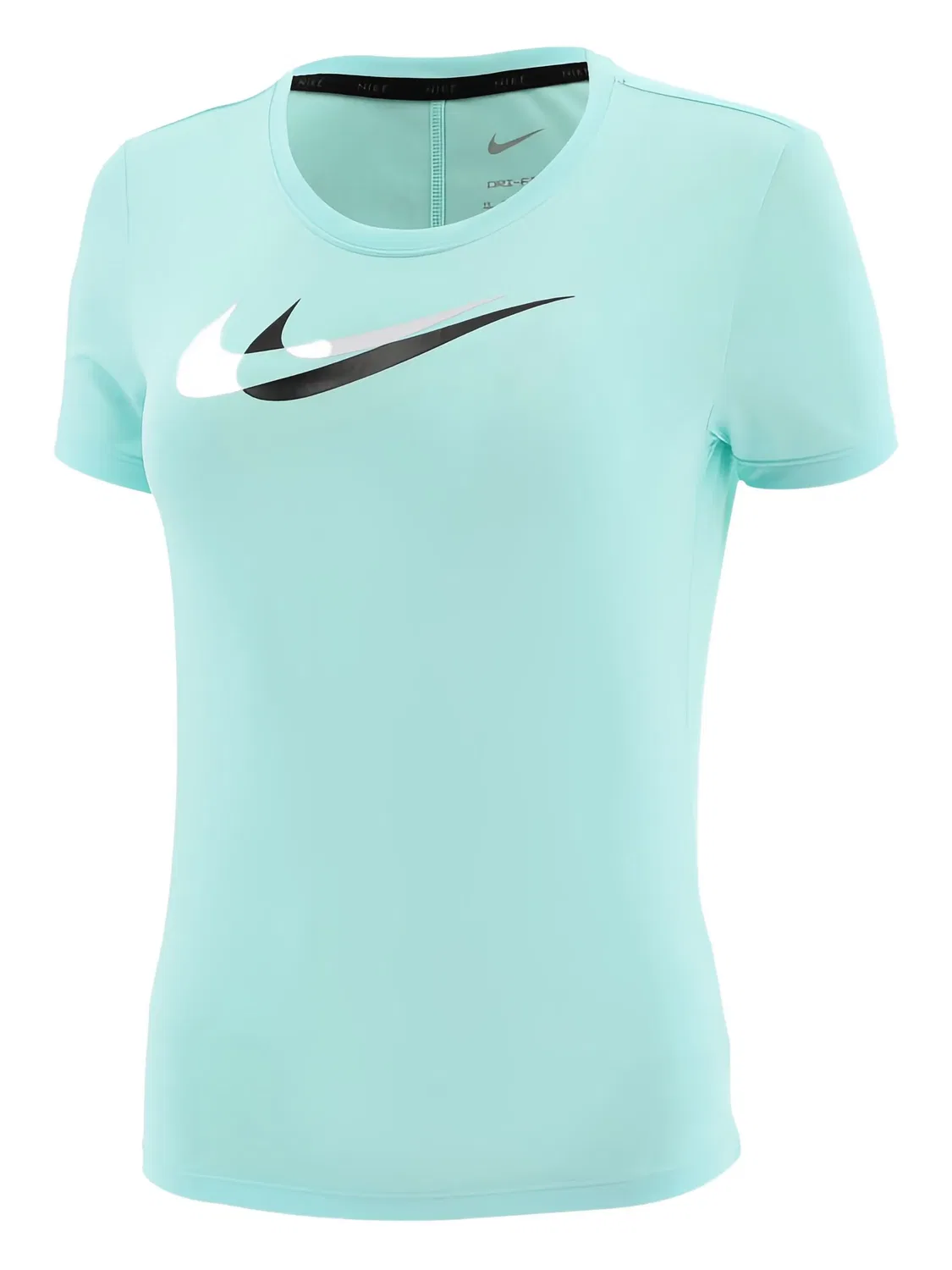 Футболка для бега синяя Nike, синий