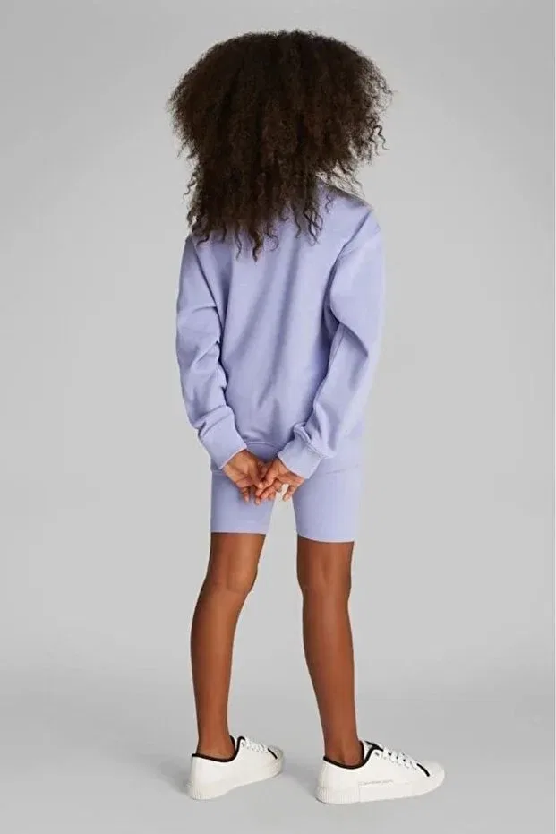 Детский комплект шорт для девочек хлопковый Calvin Klein, Light Purple — фото 2