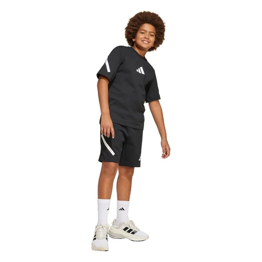 Детские шорты с принтом J ZNE SHORTS adidas, Черный