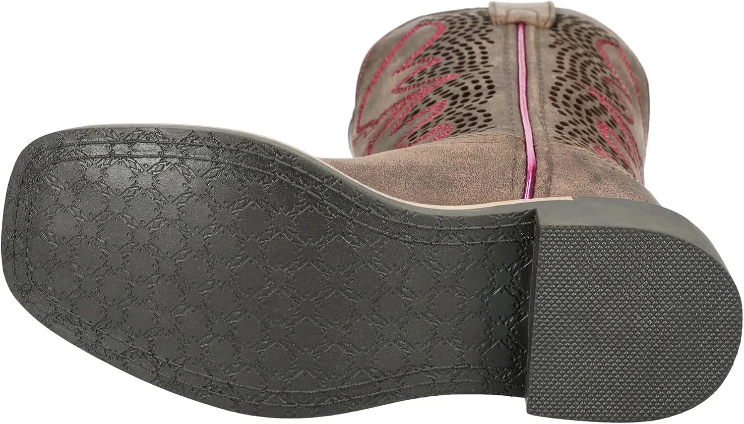 Детские сапоги для девочек с принтом Willow Smoky Mountain Boots, Vintage Chocolate/Pink — фото 4