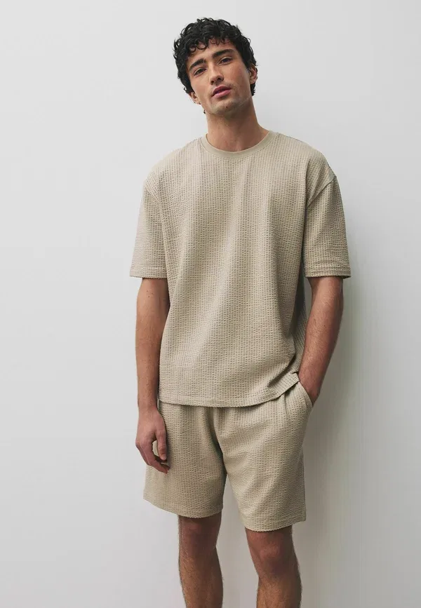 Комплект пижам из 3 предметов, Regular, Set 3 pack - pyjamas, Next, green, neutral, синий/зеленый — фото 3