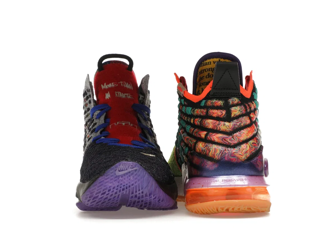 Детские кроссовки для баскетбола Nike LeBron 17, Multi-Color/Multi-Color — фото 4