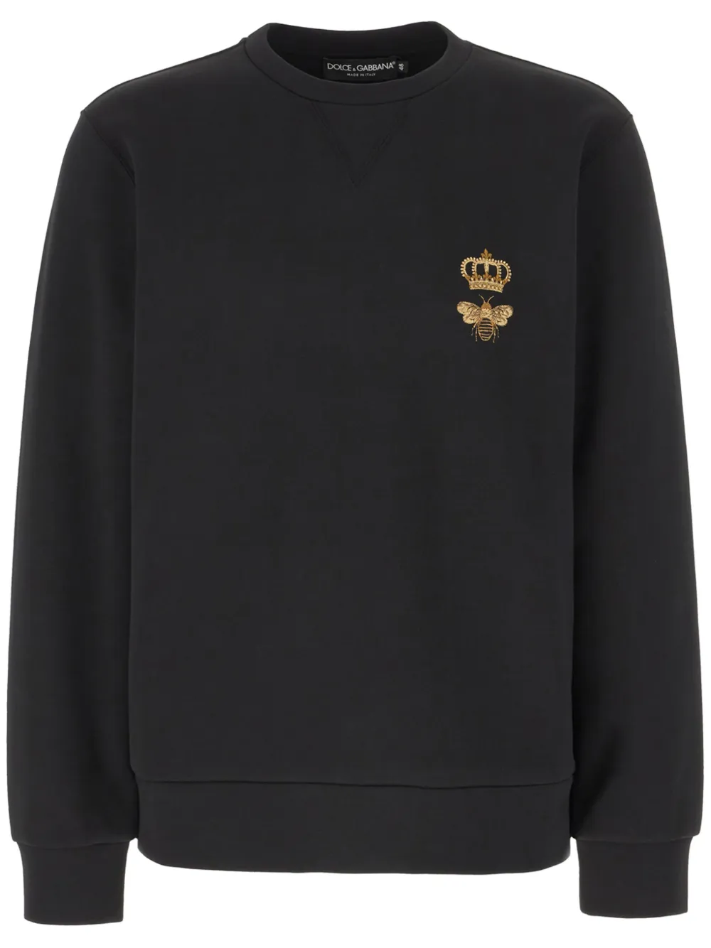 

Толстовка с вышивкой DOLCE & GABBANA, черный