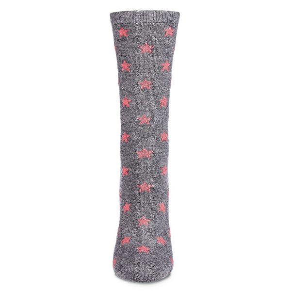 

Женские носки Intergalactic Stars из смесового кашемира Memoi, Med Gray Heather