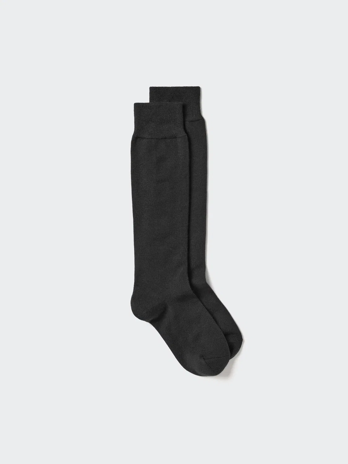 Носки Uniqlo Heattech, высокие термоноски, черный