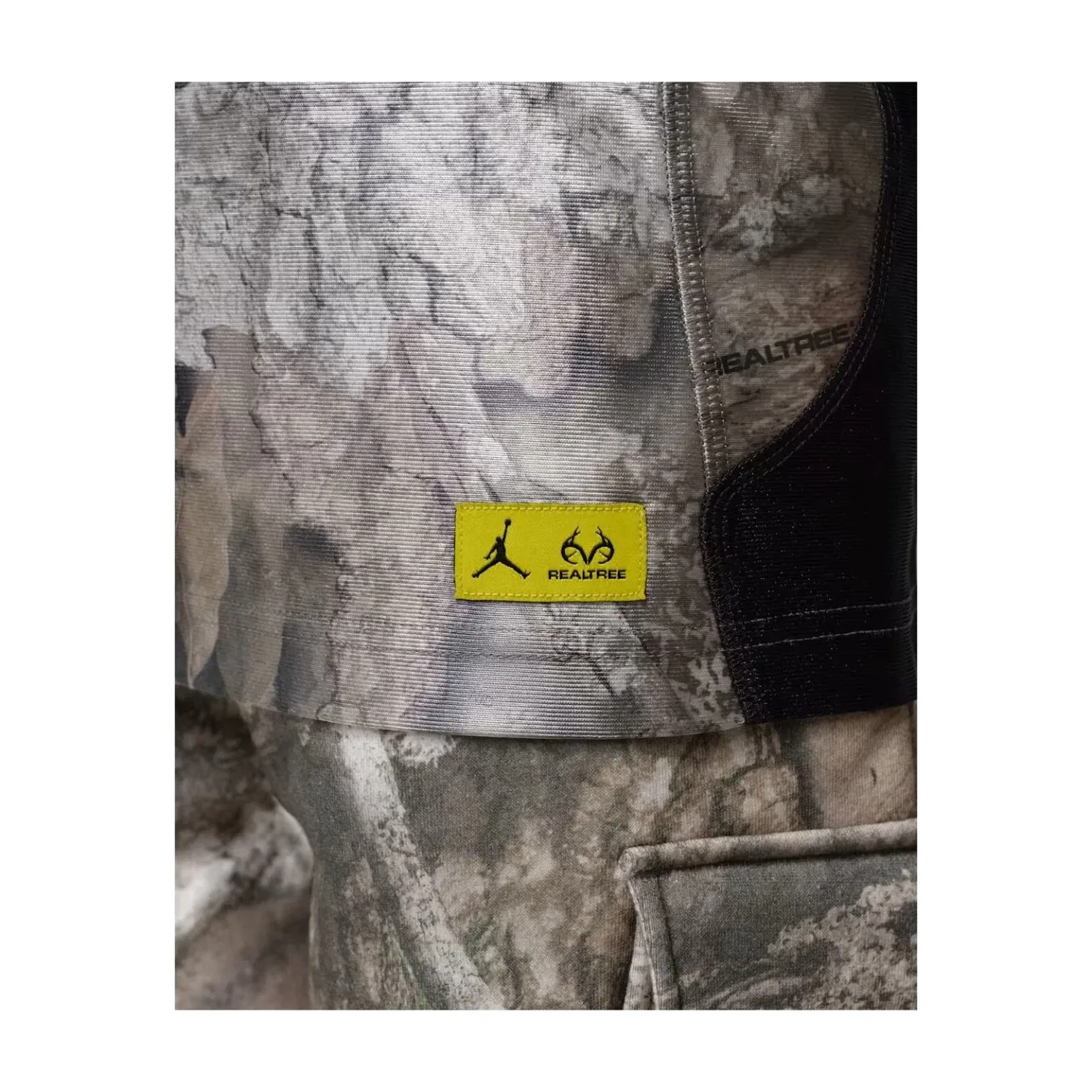 Детская футболка с принтом Air Jordan Brooklyn Realtree, серебристый — фото 3