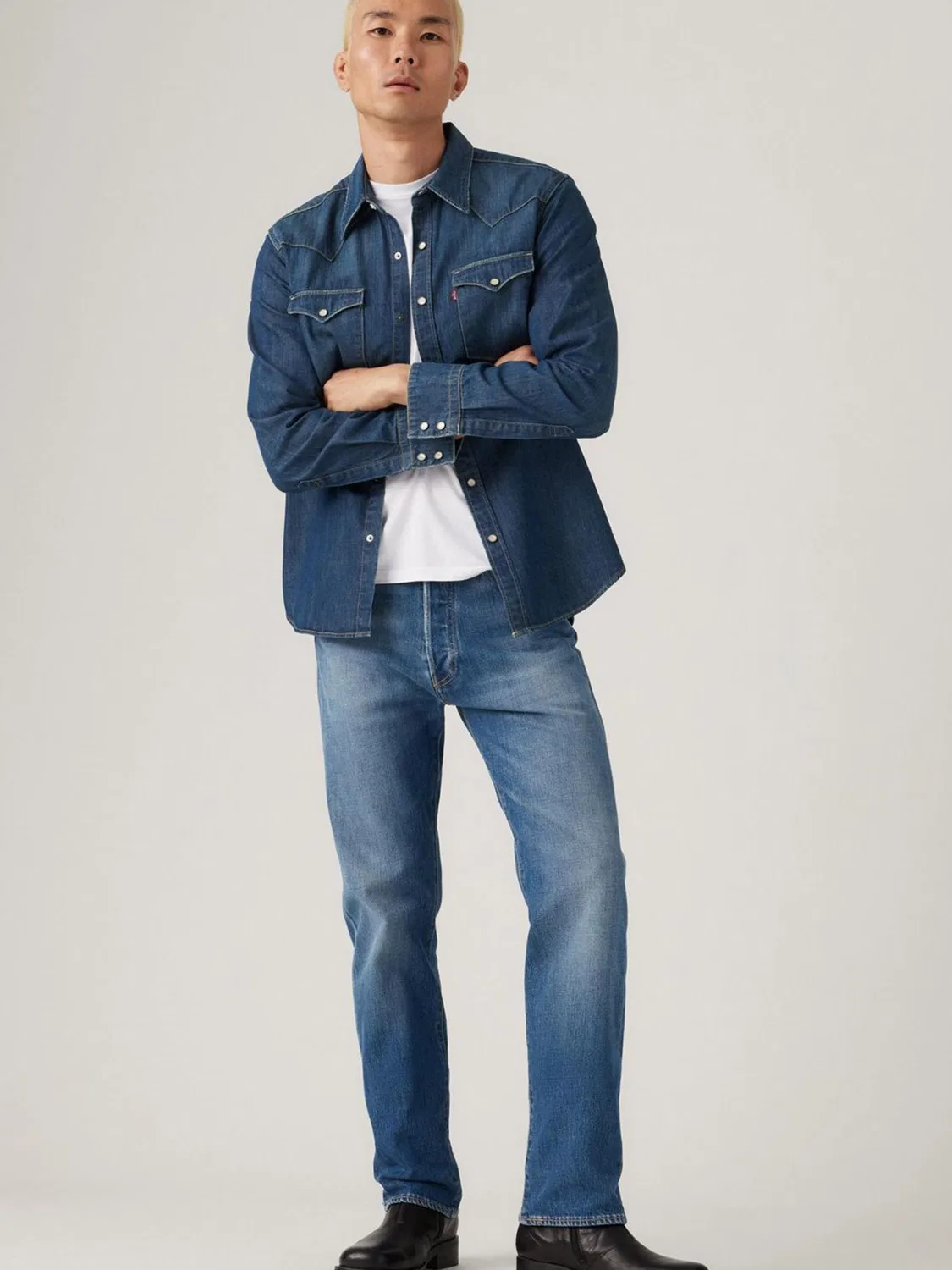 Джинсы прямые, модель The Fairway 501 Original Levi's, The Fairway Blue