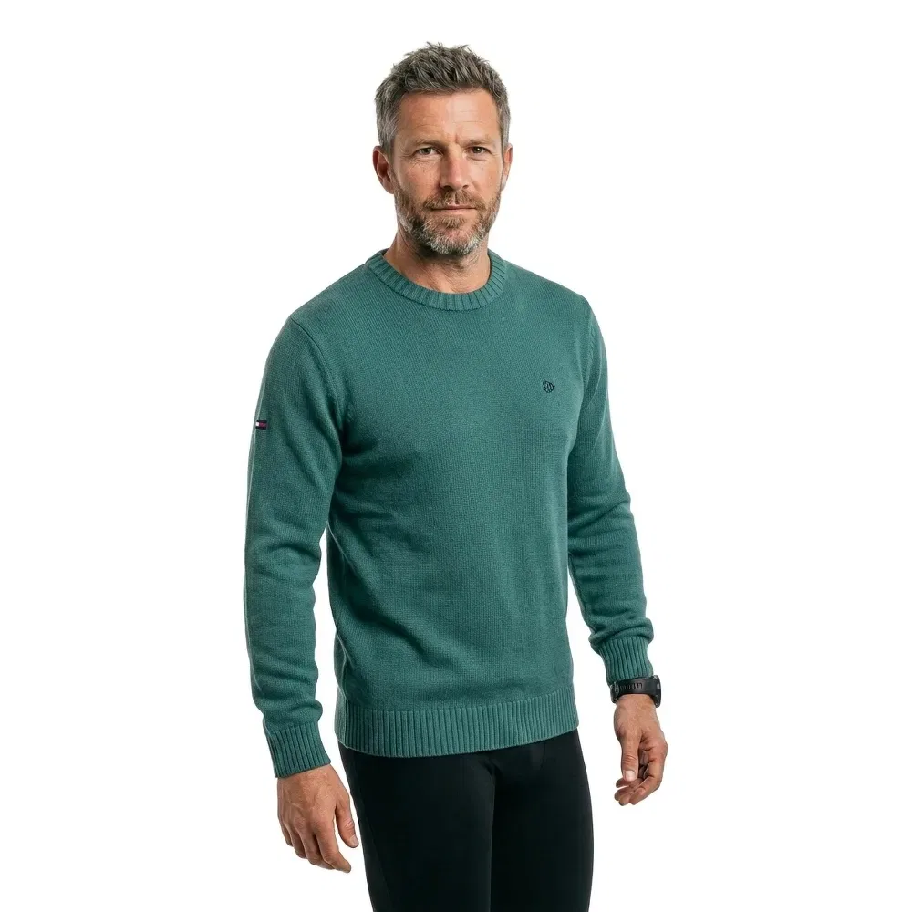 Свитер Preppy Cotton Superdry, зеленый — фото 2