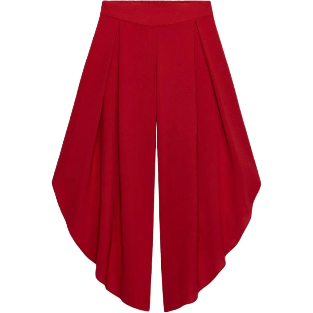 Женские повседневные брюки Cherry Red ZARA, Cherry Red
