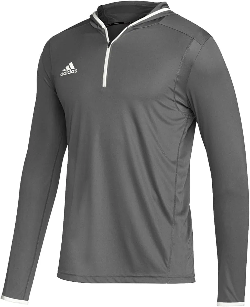 Женская футболка с капюшоном и длинным рукавом adidas, Tegrfo/White