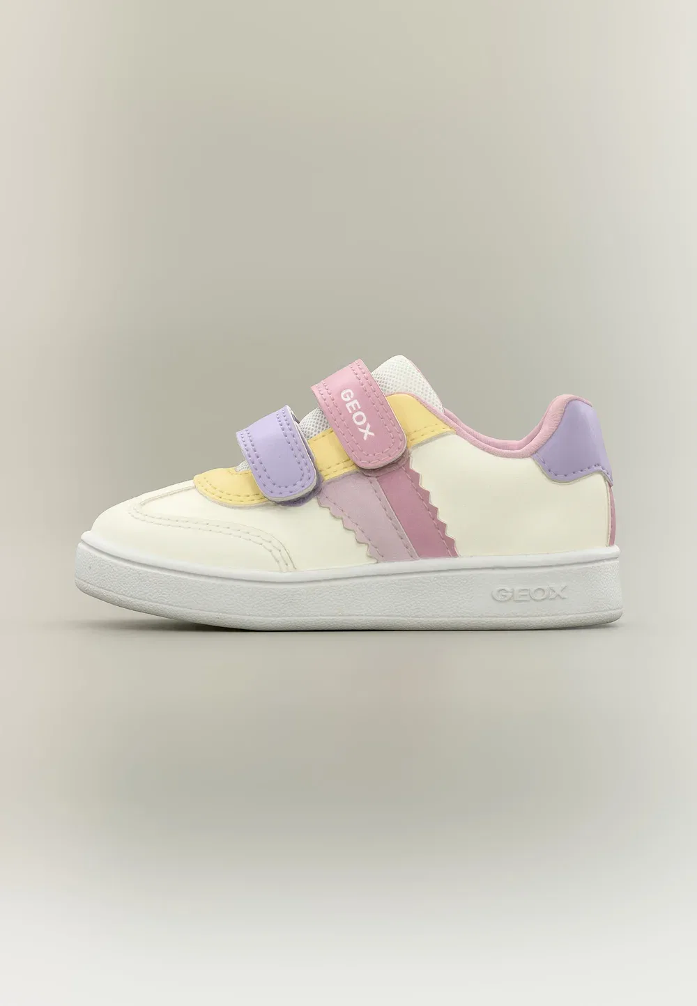 Детские туфельки Eclyper для девочек Geox, Optic White/Rose
