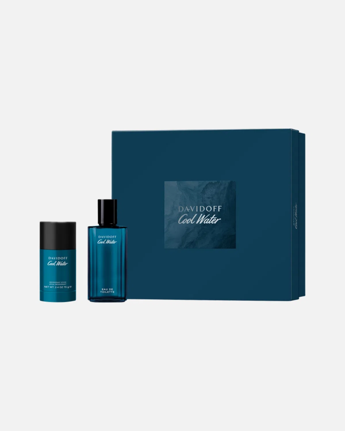 Набор ароматов Cool Water Set: туалетная вода EDT натуральный спрей 75 мл + дезодорант-стик 75 мл Davidoff, 2 Artikel Im Set — фото 4