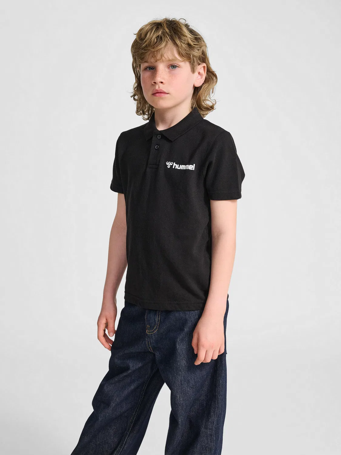 Детское поло Hmlmover Hummel, Schwarz