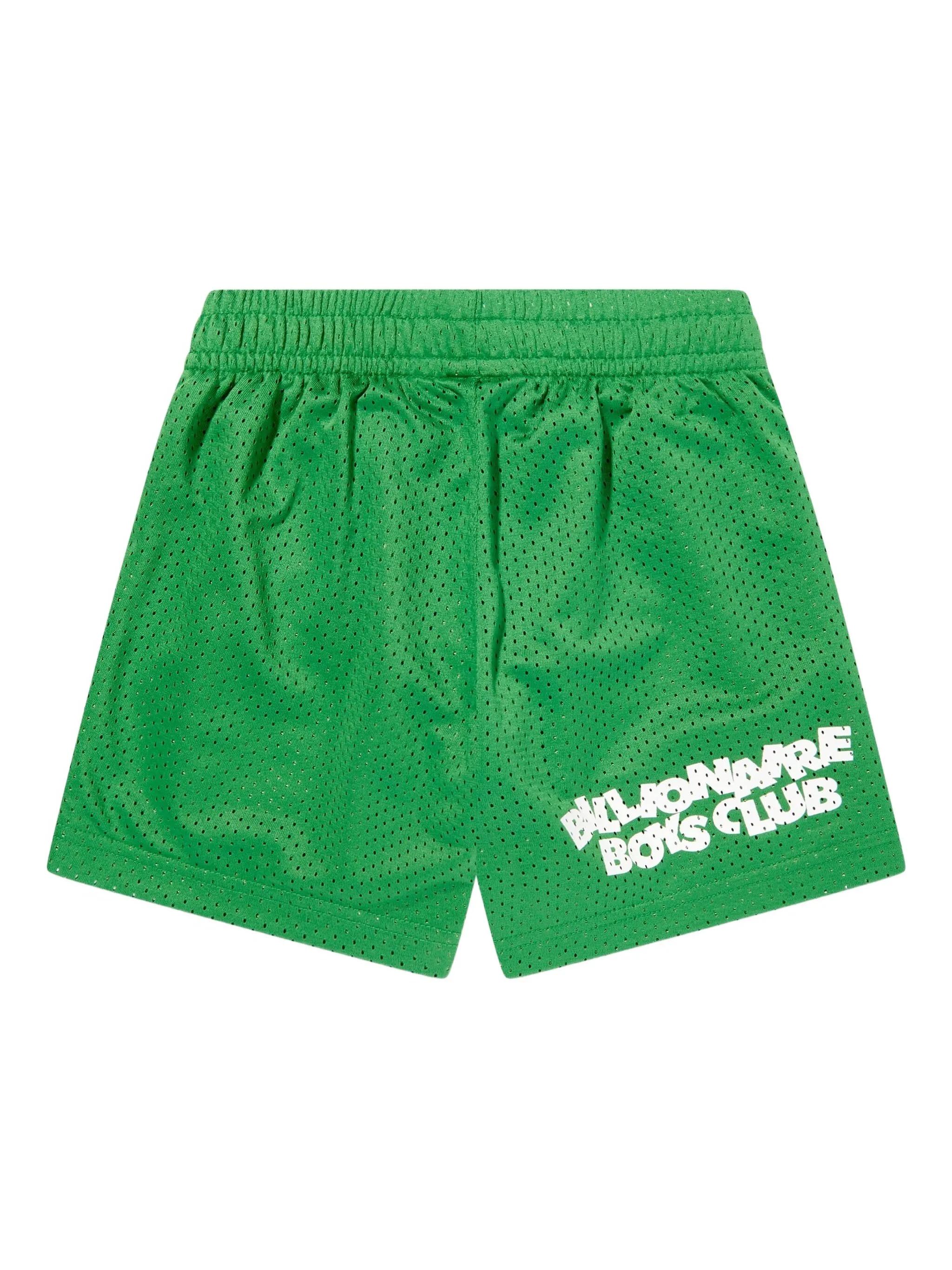 

Сетчатые шорты с логотипом Billionaire Boys Club Kids, зеленый