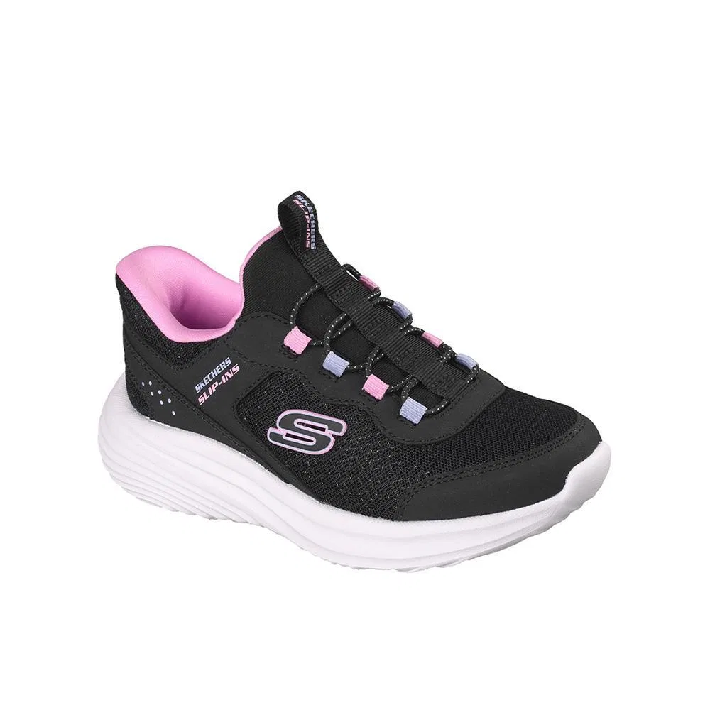 Детские кроссовки с технологией Hands Free Slip-ins Bounder Pro Skechers, Schwarz — фото 2