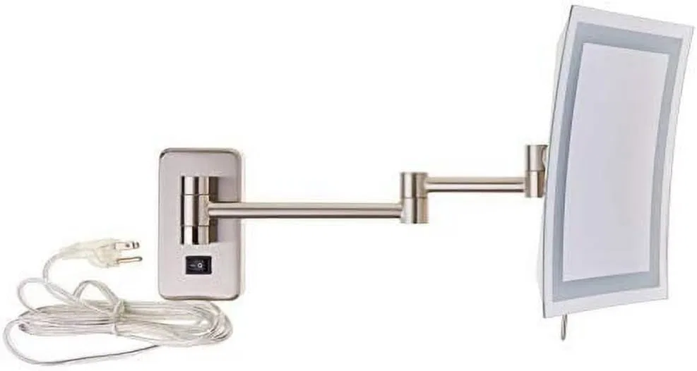 Зеркало настенное светодиодное Jerdon JRT710NL, 20.3 x 26.7 x 7.6 см, Никель — фото 2