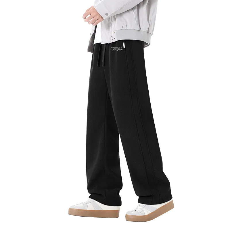 Детские брюки свободного кроя Chenille Curved Blade Pants Tonlion, Khaki — фото 4