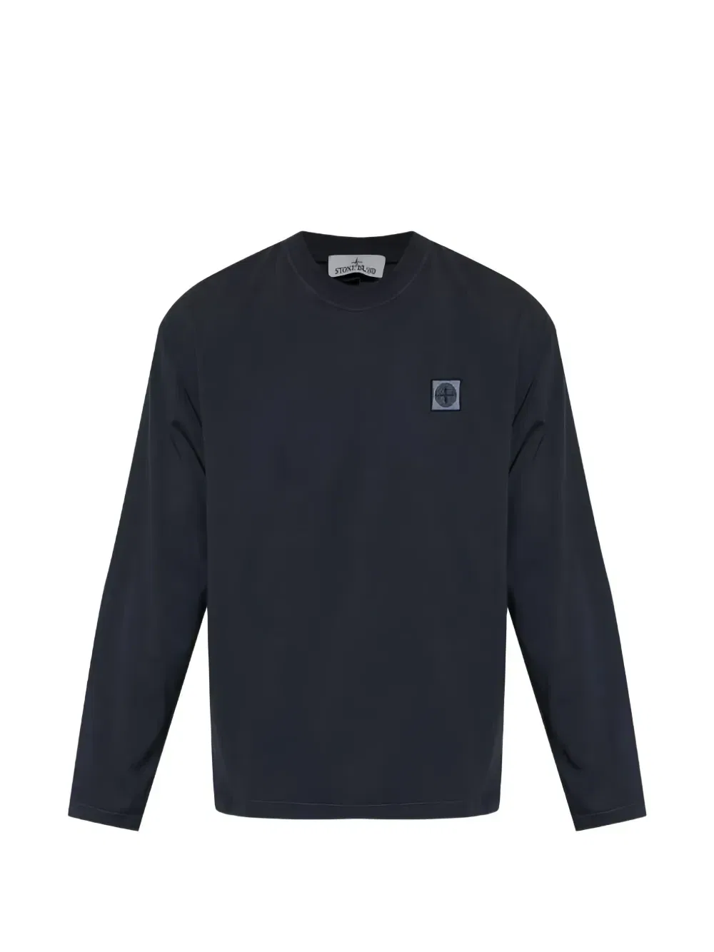 Футболка с длинными рукавами и логотипом-нашивкой Stone Island, синий