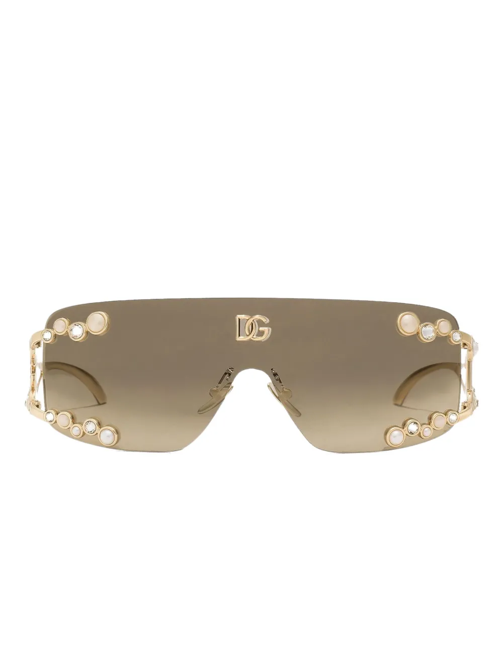 

Солнцезащитные очки с прямоугольной оправой Dolce & Gabbana, нейтральный