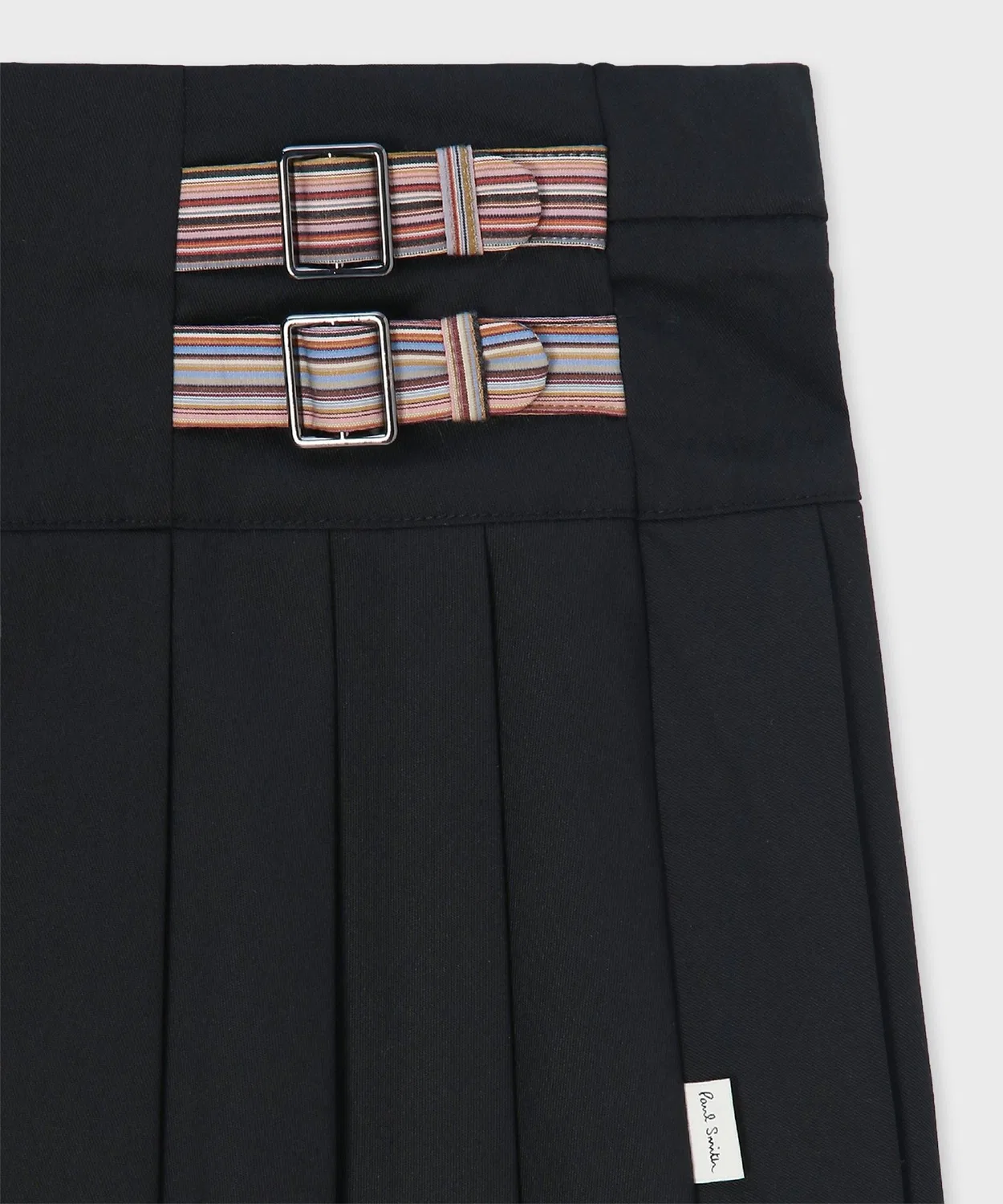 Детская юбка для девочек с плиссировкой Paul Smith JUNIOR, Черный — фото 2