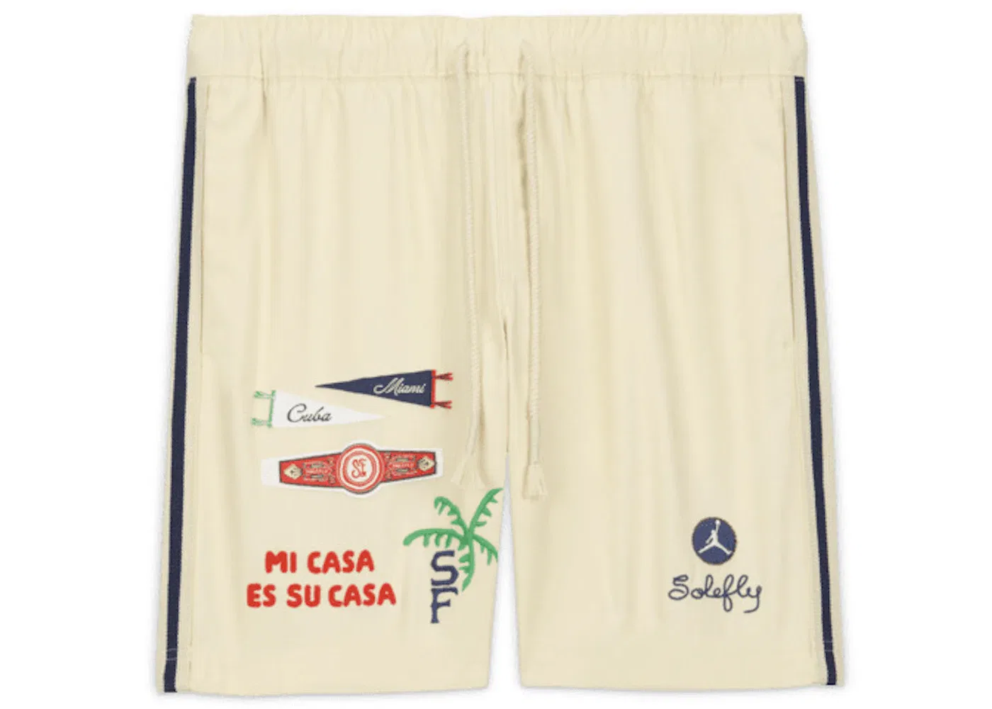 Мужские шорты Nike Jordan Pro x Solefly Souvenir Shorts, Beige