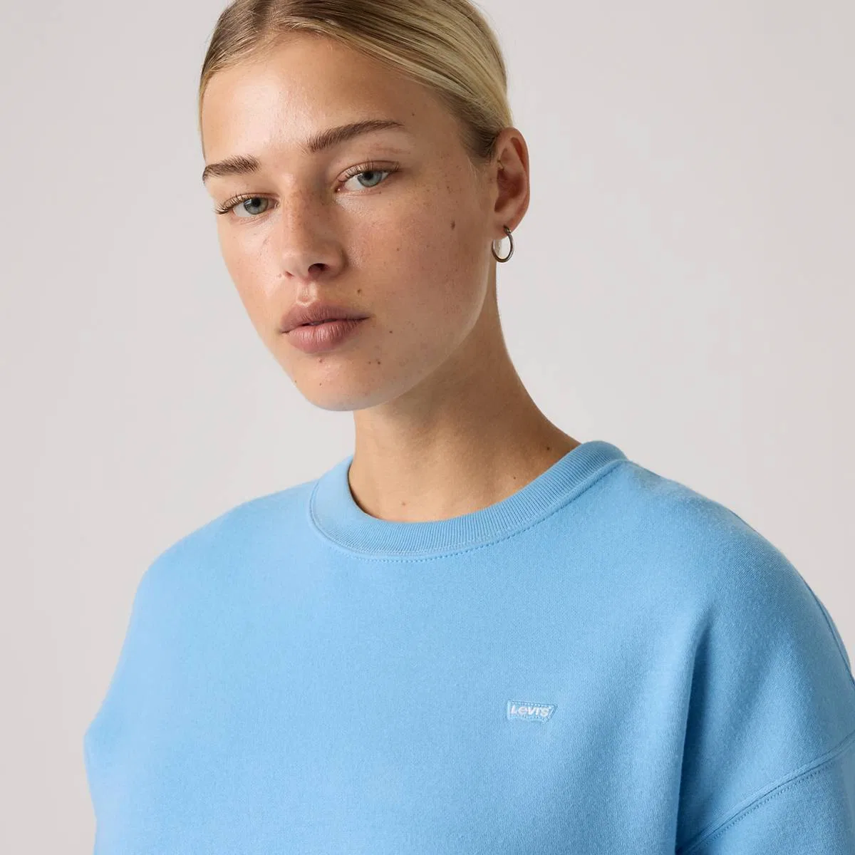 Повседневная толстовка с круглым вырезом Levi's, Alaskan Blue - Blue — фото 2