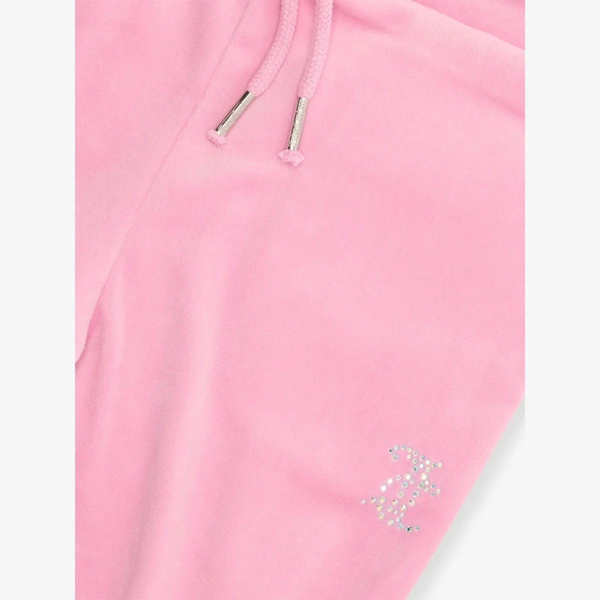 Спортивные брюки-клеш из велюра с логотипом diamante, размер 7-13 лет Juicy Couture, сиреневый — фото 2