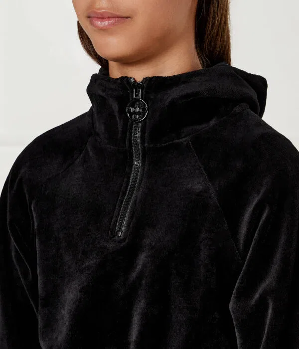 Детское худи для девочек Regular Fit Pinko Up, черный — фото 4