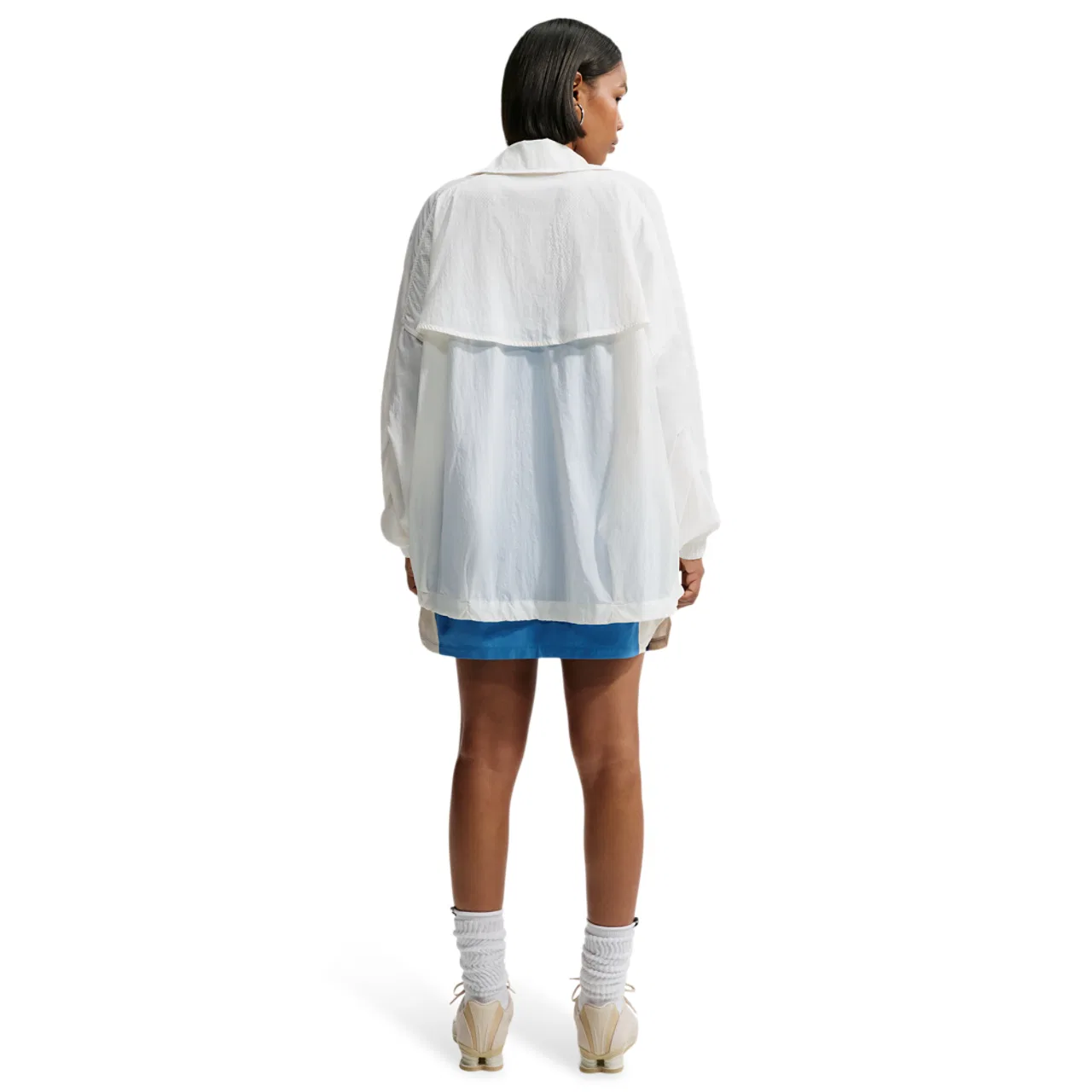 Женская мини-юбка NSW Street Mr Nike, цвет Chalk/Chalk/Lt Photo Blue — фото 4