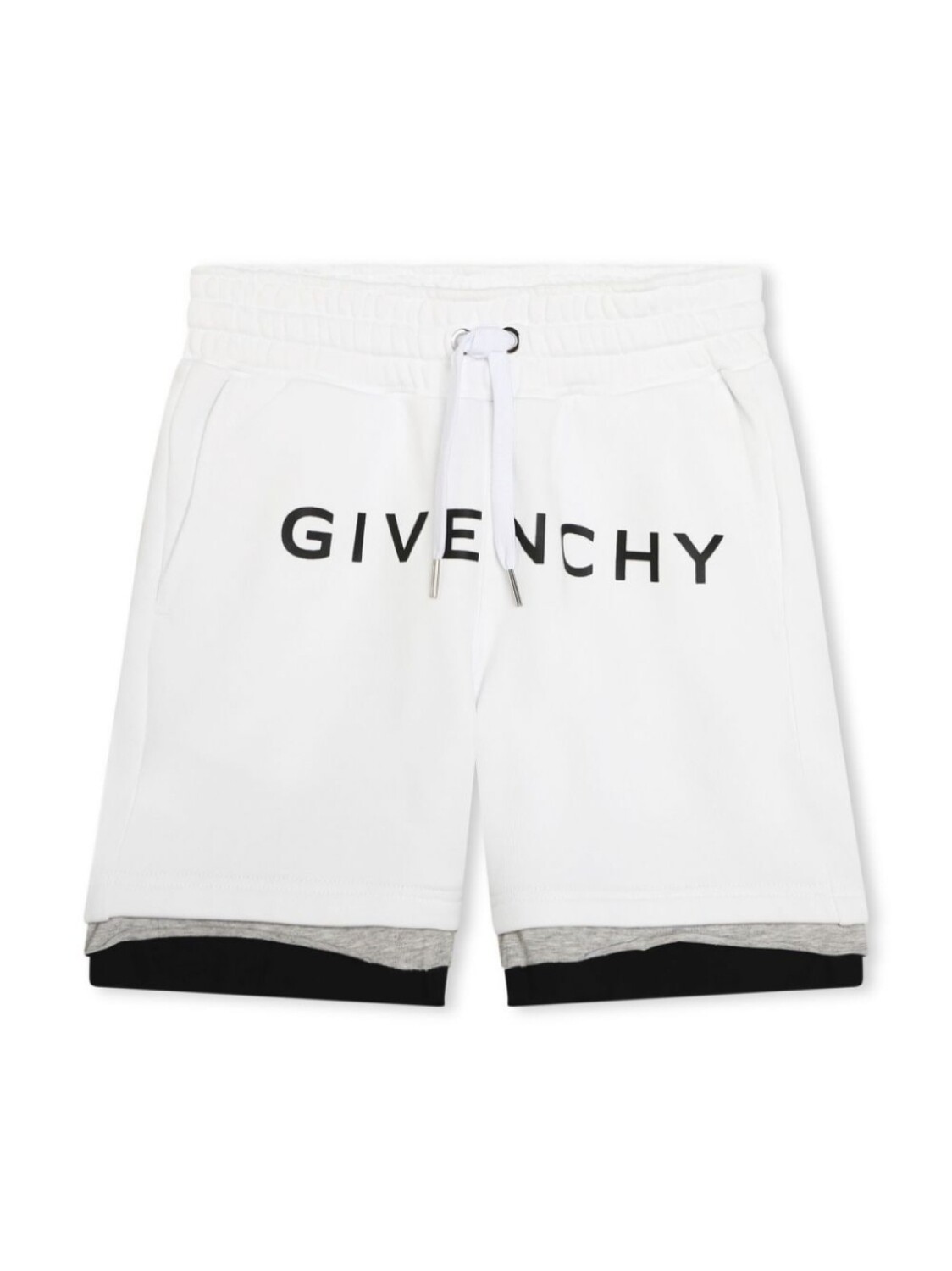 

Givenchy Kids спортивные шорты с логотипом, белый