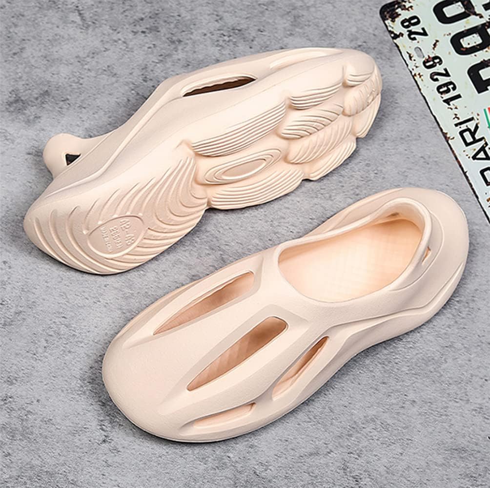 Кроссовки vioxthak Foam Runner, слайдеры Cloud, шлепанцы-подушки, спортивная обувь, нескользящая, легкая, для ходьбы, модная, для улицы и дома, летние пляжные сандалии для женщин и мужчин, Apricot — фото 3