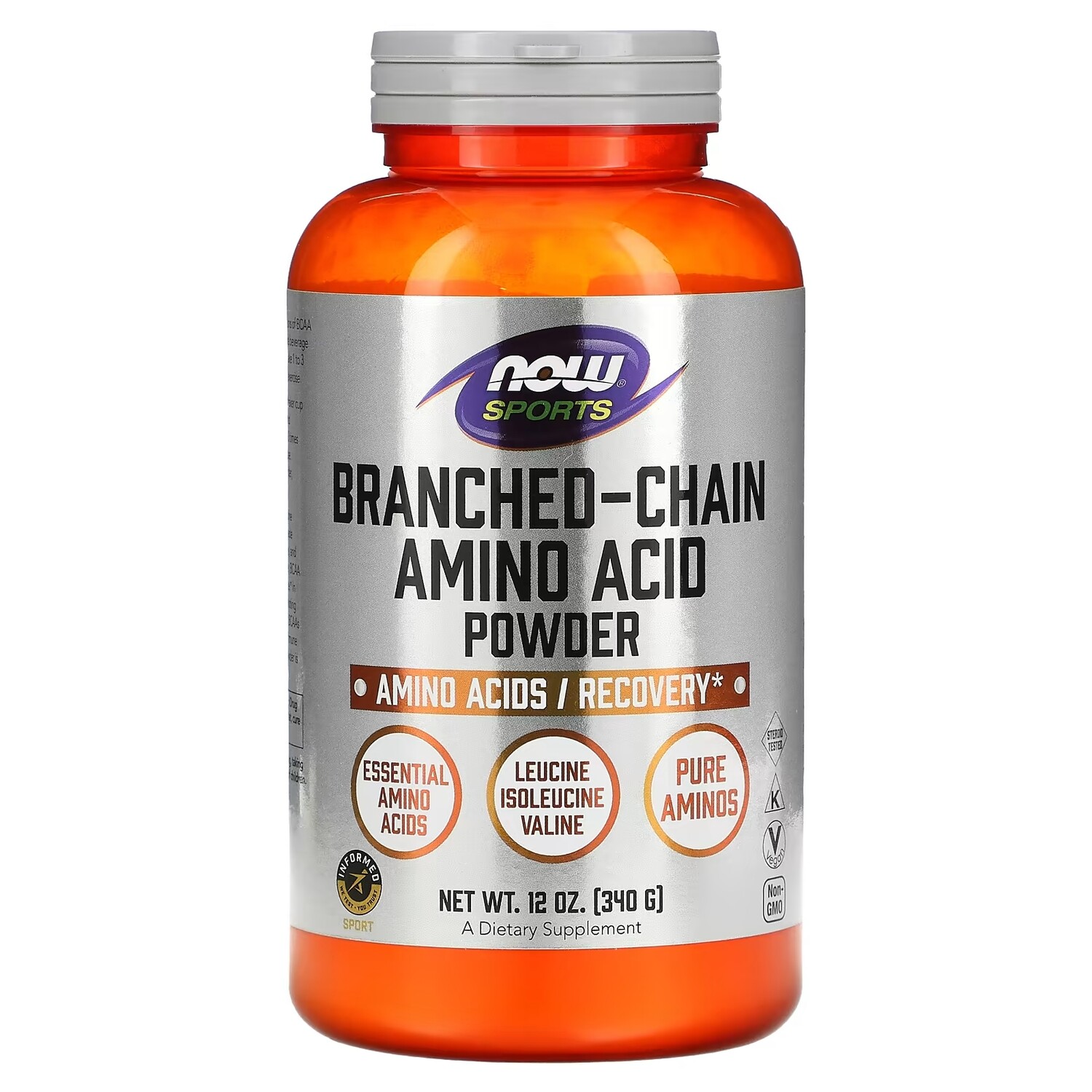 

Аминокислотный Порошок с Разветвленной Цепью NOW Foods Sports, 340 г