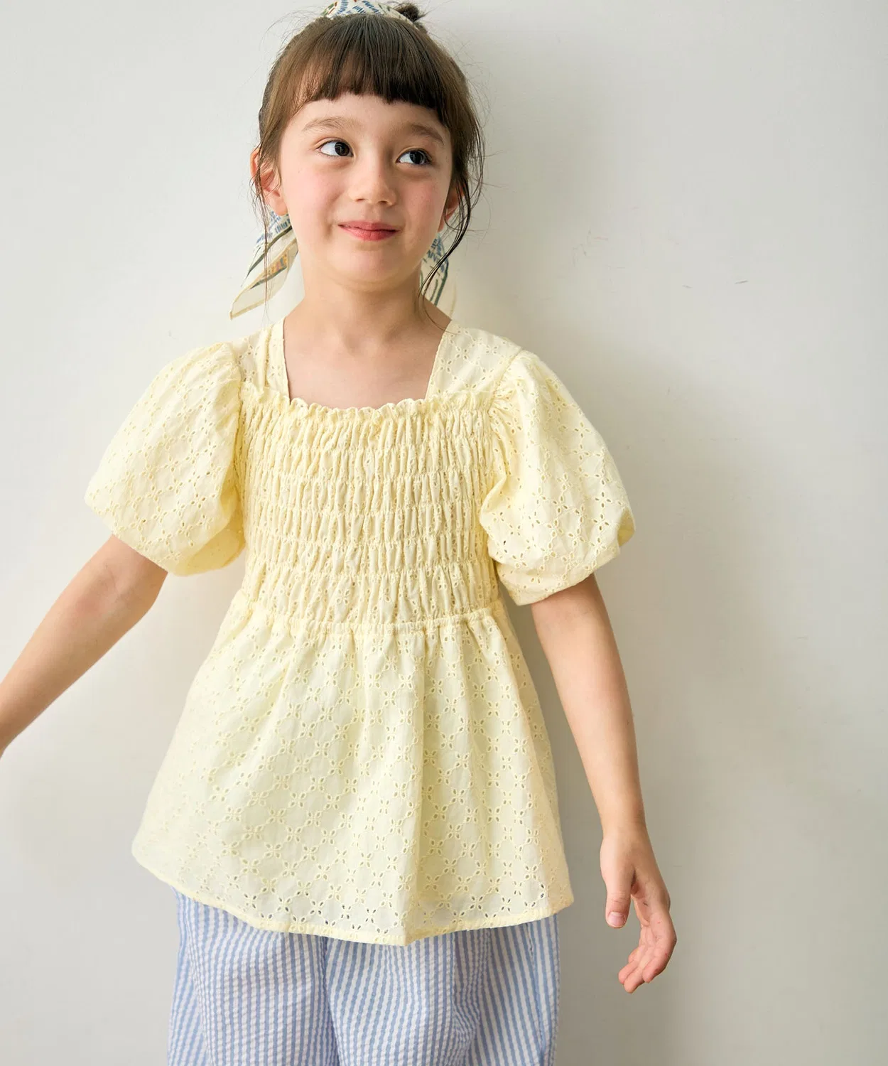 Детская блузка с длинным рукавом модель Piet, Yellow