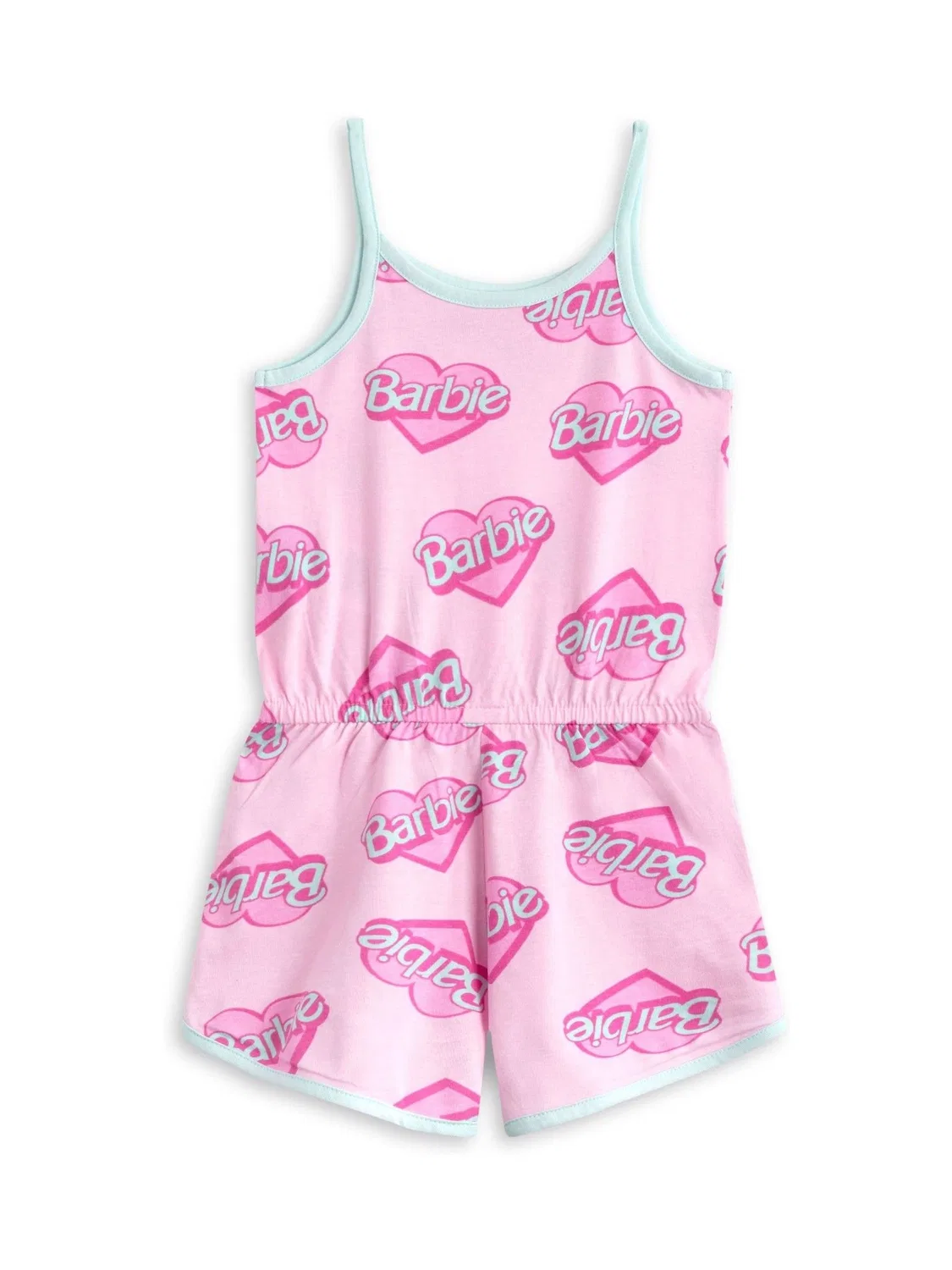 Комбинезон без рукавов Barbie Pink Heart Logo Vanilla Underground, розовый — фото 2