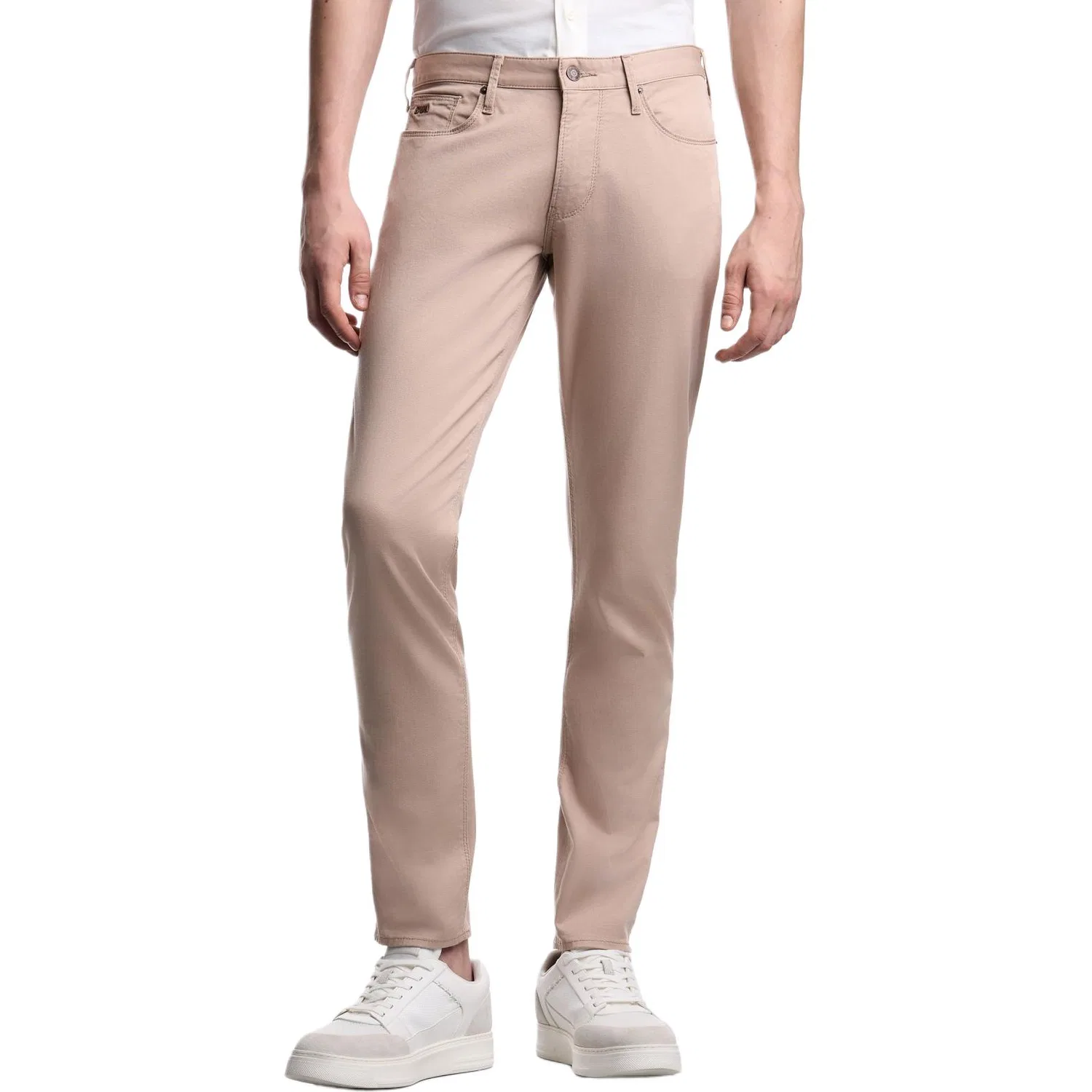 Мужские повседневные брюки с моделью SS26 Casual Pants EMPORIO ARMANI, Beige — фото 3