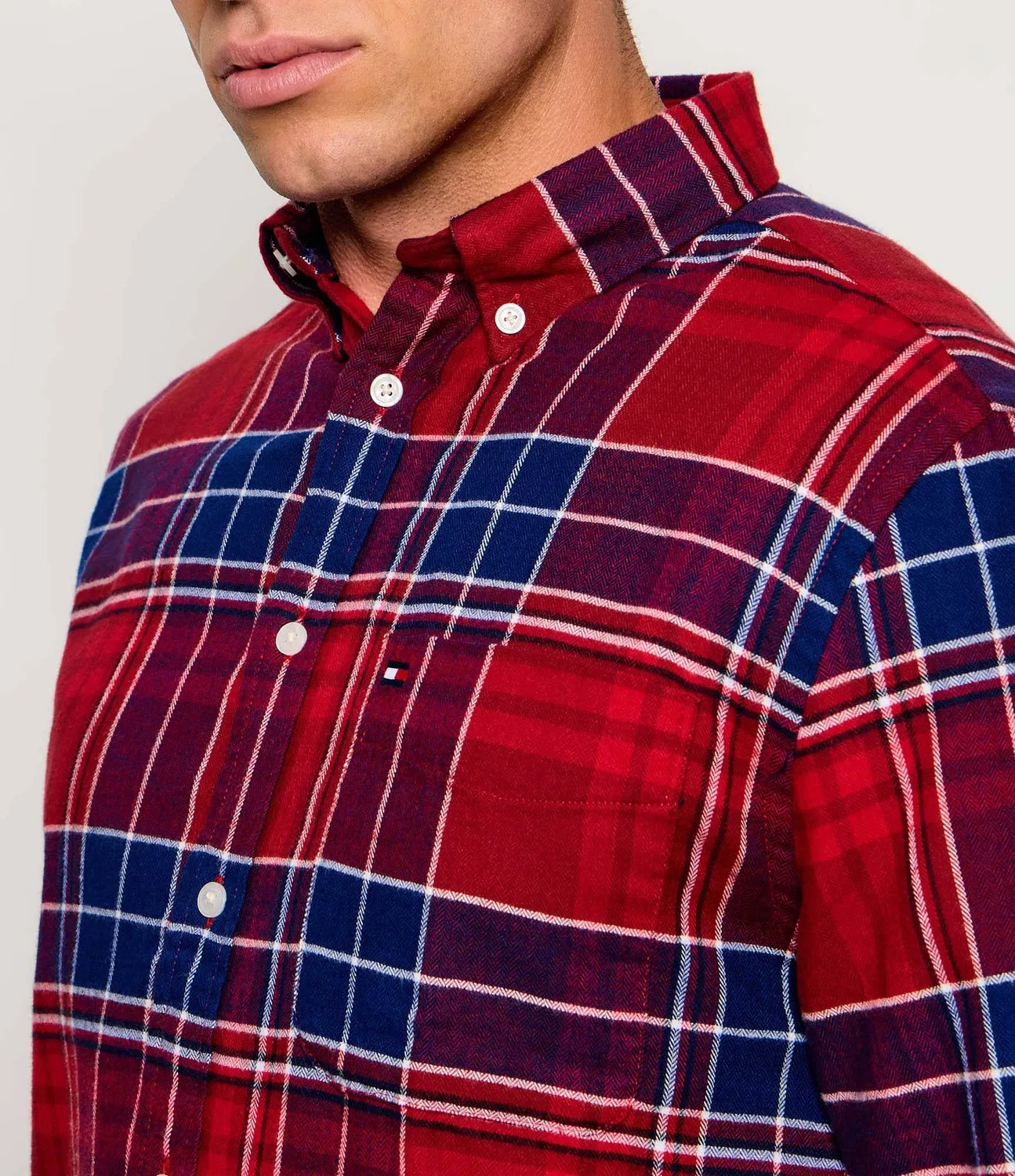 Рубашка с длинным рукавом Tommy Hilfiger, Rosso — фото 4