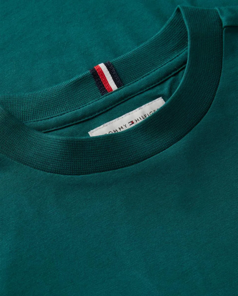 Детская футболка с длинным рукавом, Bandera Pecho, Tommy Hilfiger, зеленый — фото 3