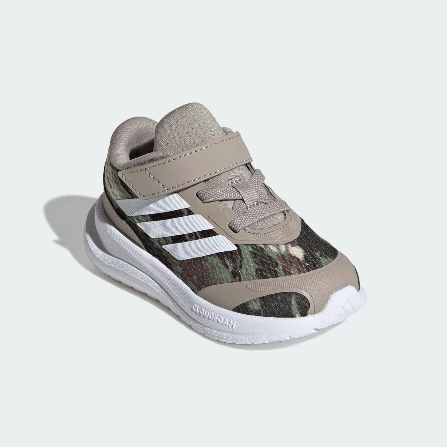 Детские кроссовки с эластичными шнурками Runfalcon 6 Kids Adidas, Braun Weiss Dunkelbraun — фото 4