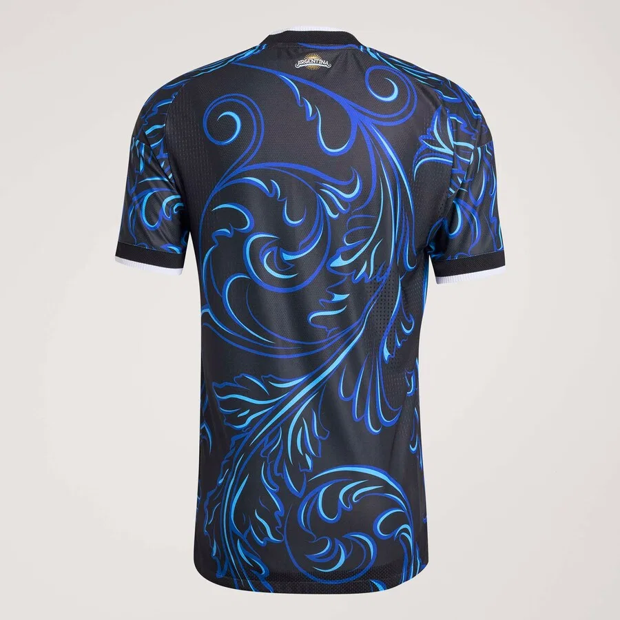Футболка ADIDAS PERFORMANCE 'Argentinien 26 Authentic' черного цвета — фото 2