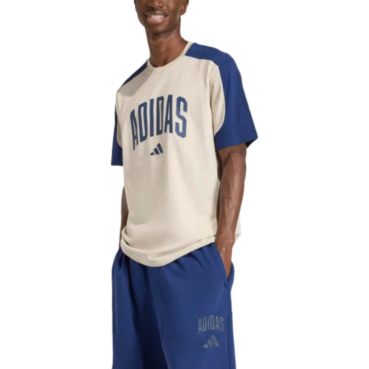 Футболка Collegiate, Adidas, Beige — фото 3