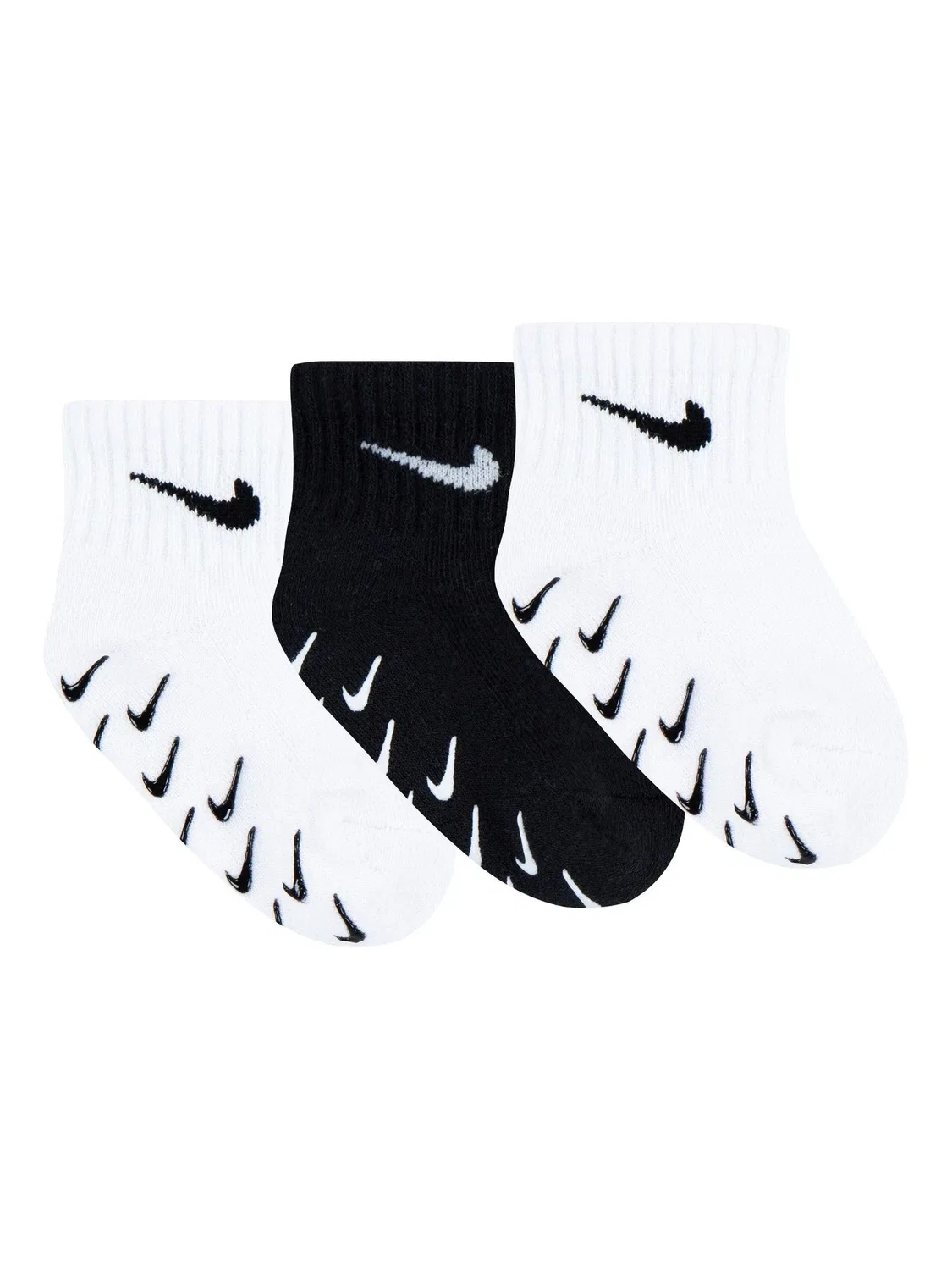 Носки Nike White Infant Gripper Socks 3 Pack, белый