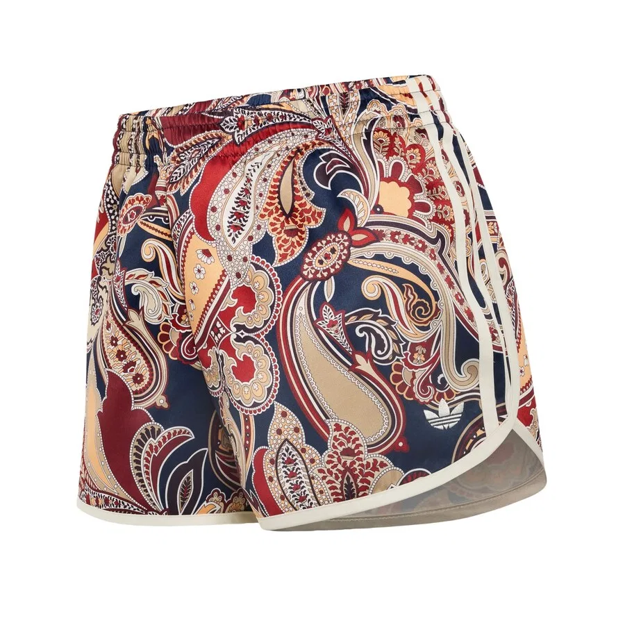 Шорты свободного кроя ADIDAS ORIGINALS 'Adidas × Liberty London' темно-синего цвета