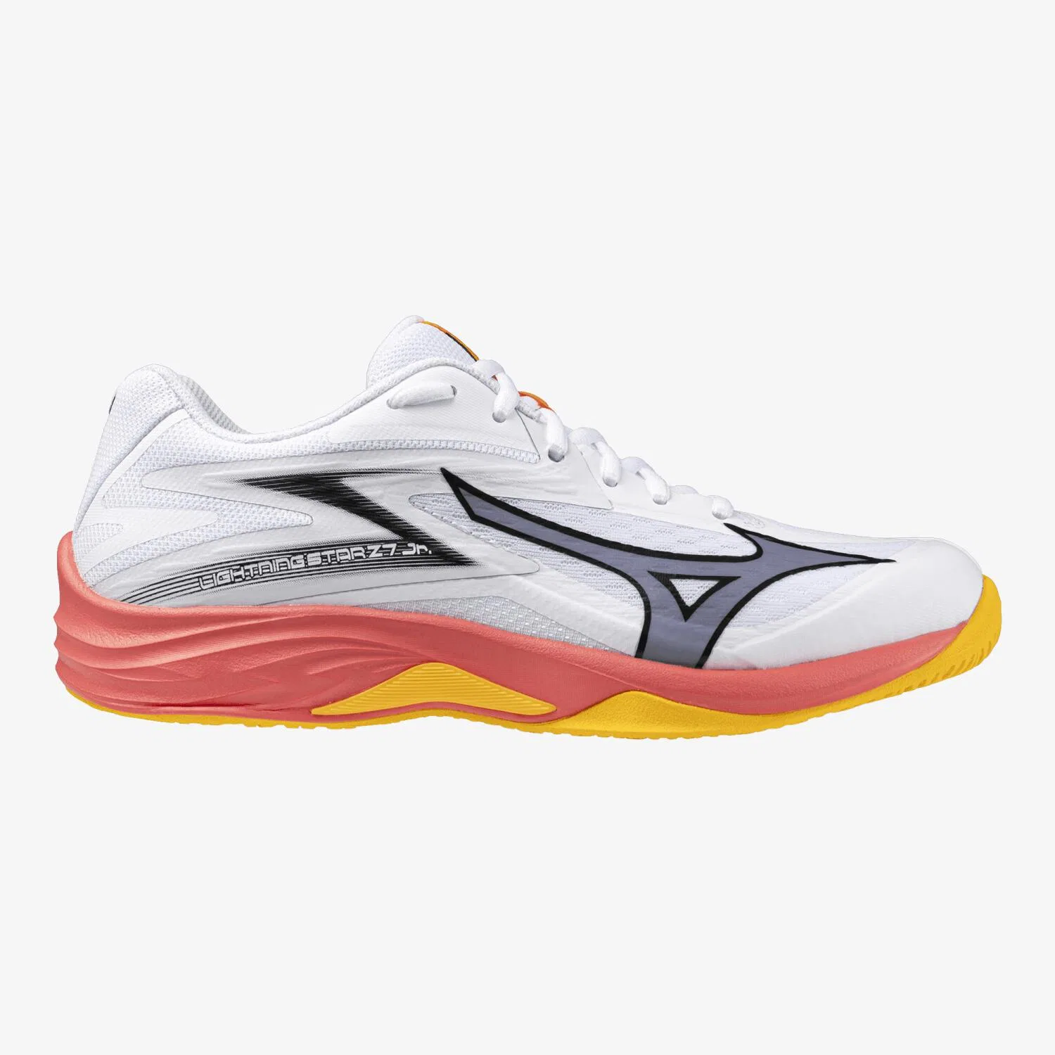 Детские кроссовки с принтом V1GD230398 Mizuno, Weiss Orange Gelb