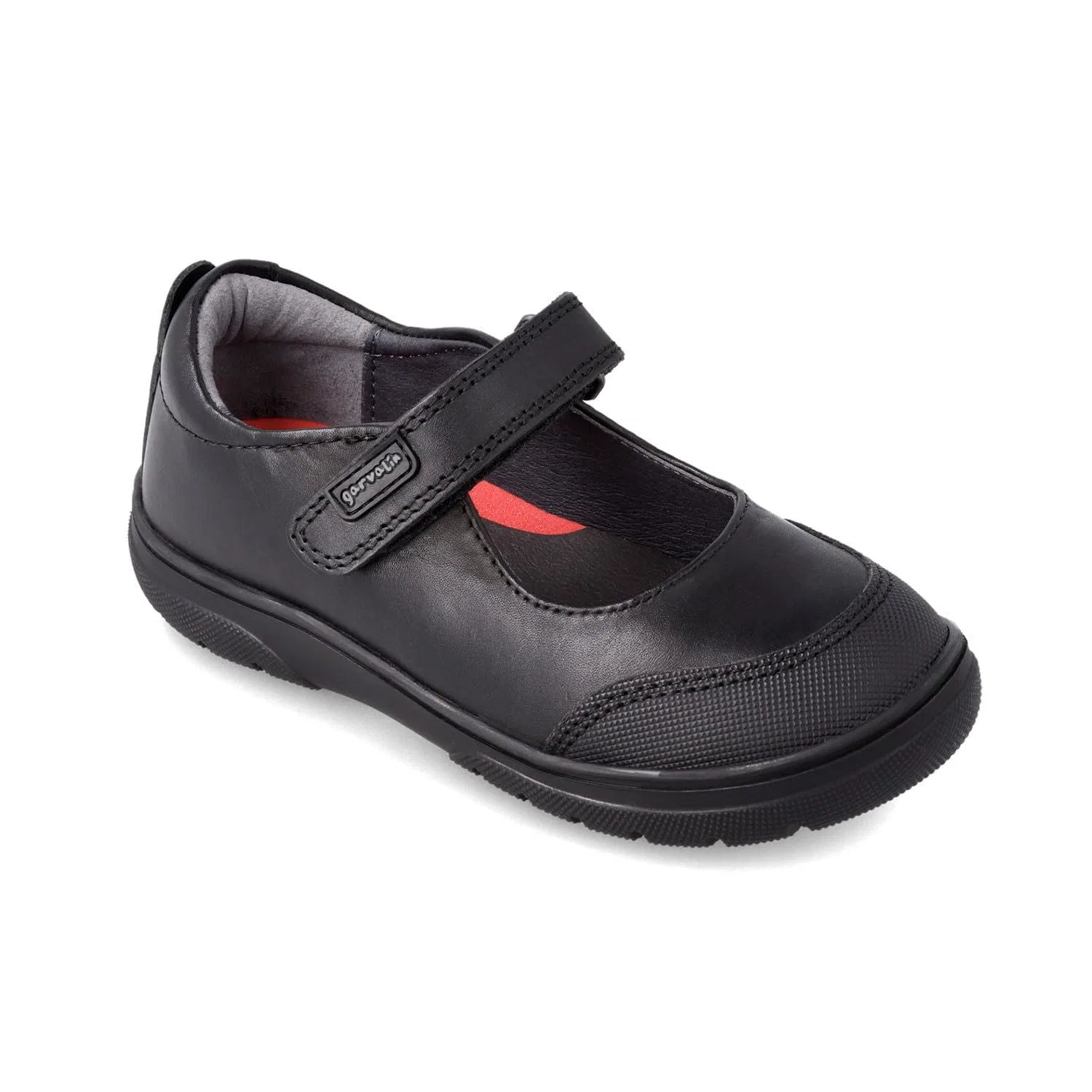 Детские туфли для девочек кожаные 211700 Garvalín, Nero — фото 4