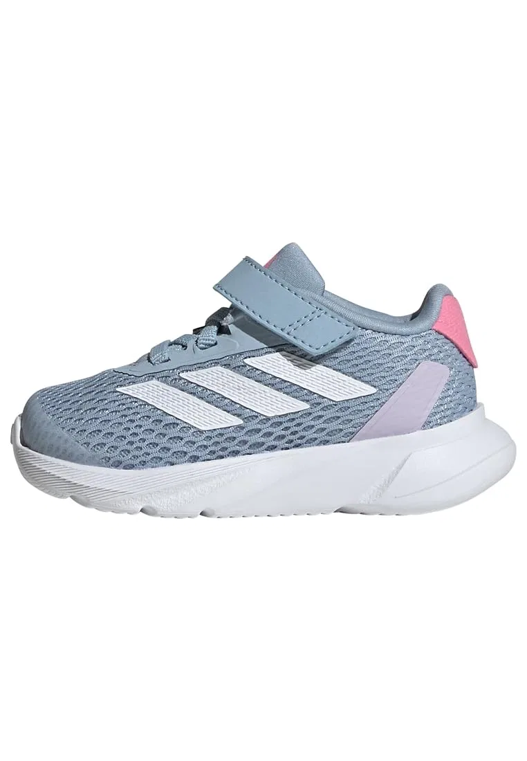 Детские беговые кроссовки для мальчиков с шнуровкой Duramo Sl Adidas, Wonder Blue Cloud White Bliss Pink