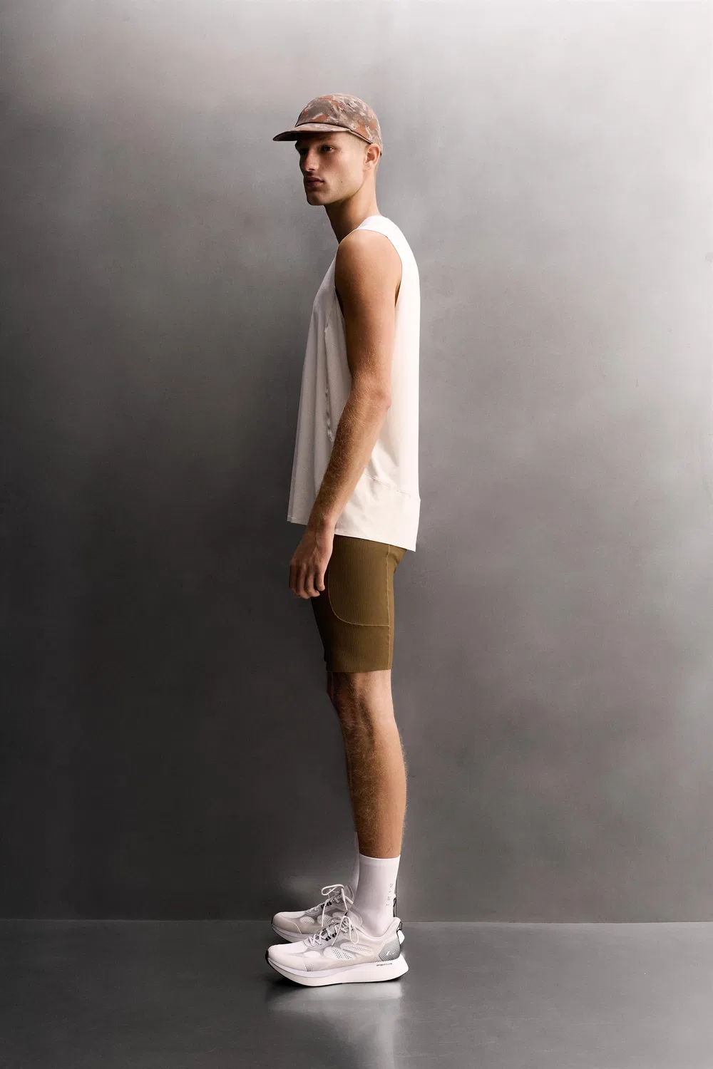 Беговые шорты ZARA, Mid-green — фото 4