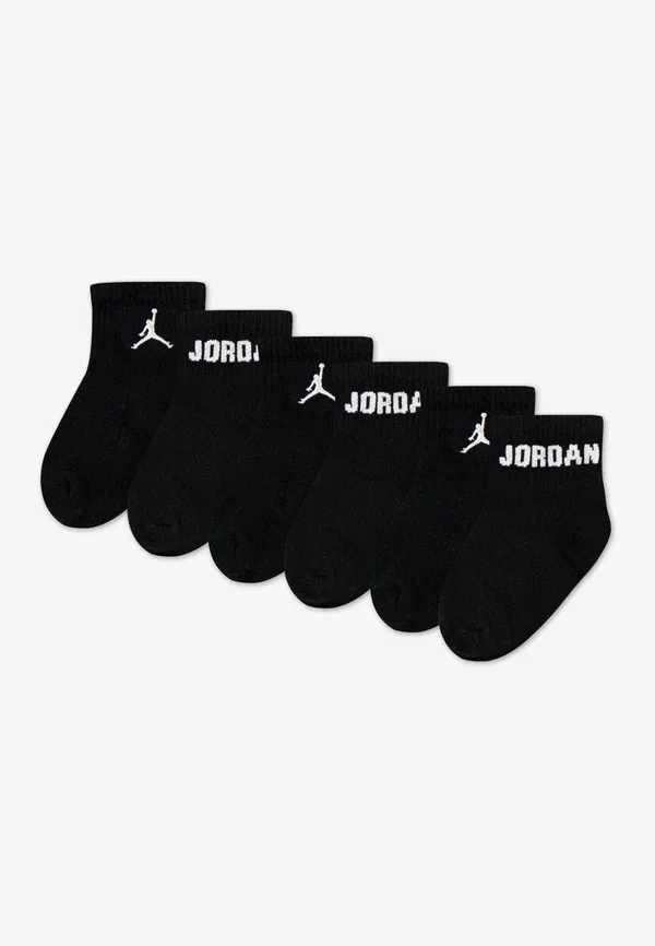 Повседневные носки унисекс, 6 пар - комплект из 6 пар Jordan, черный