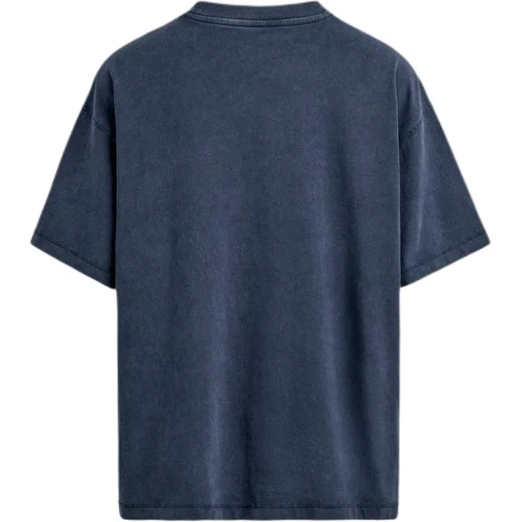 Мужская футболка с круглым вырезом Crew Neck ZARA, Blue — фото 3
